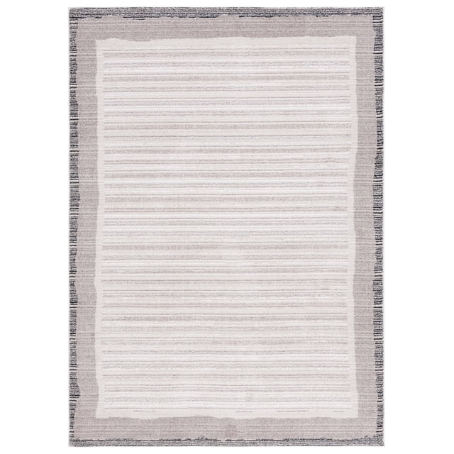 Polyester Barea Rug Example SAFAVIEH Jade Dulcibella Bordered Polyester Area Rug, Ivory/Beige Black ...