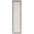 thumbnail image 1 of SAFAVIEH Jade Dulcibella Bordered Polyester Runner Rug, Ivory/Beige Black, 2'2" x 8', 1 of 7