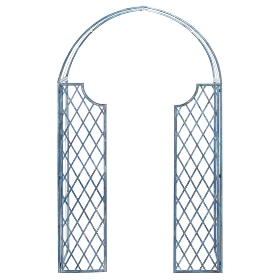 SAFAVIEH Jaida Outdoor Patio Traditional Arbor, Antique Blue