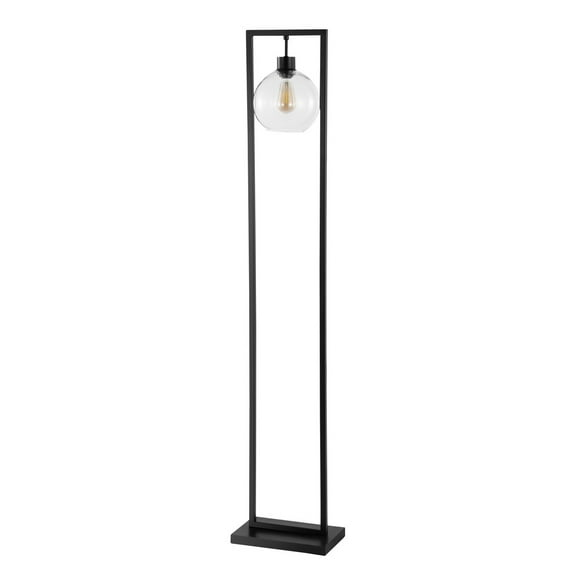 SAFAVIEH Jalisa 60 in. Mid-Century Floor Lamp, Black