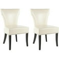 thumbnail image 1 of SAFAVIEH Jappic Glam Upholstered Curved Side Chair, Set of 2, 1 of 5