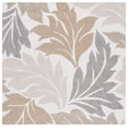 thumbnail image 1 of SAFAVIEH Jardin Aiden Leaves Area Rug, Ivory/Brown, 6' x 6' Square, 1 of 10