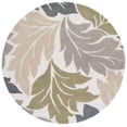 thumbnail image 1 of SAFAVIEH Jardin Aiden Leaves Area Rug, Ivory/Gray, 6' x 6' Round, 1 of 10