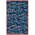 thumbnail image 1 of SAFAVIEH Jardin Bevin Floral Area Rug, Blue/Pink, 5' x 8', 1 of 8