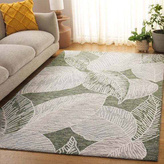Safavieh Jardin Caelestinus Floral Area Rug, Green/Ivory, 6' x 6' Square