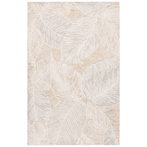 SAFAVIEH Jardin Caelestinus Floral Area Rug, Taupe/Ivory, 5' x 8'