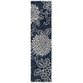 thumbnail image 1 of SAFAVIEH Jardin Clara Floral Wool Runner Rug, Navy/Ivory, 2'3" x 9', 1 of 8