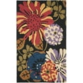 thumbnail image 1 of SAFAVIEH Jardin Comhgham Floral Wool Area Rug, Black/Multi, 8' x 10', 1 of 4