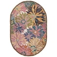 thumbnail image 1 of SAFAVIEH Jardin Corine Floral Area Rug, Pink/Rust, 4' x 6' Oval, 1 of 11