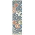 thumbnail image 1 of SAFAVIEH Jardin Delmar Floral Runner Rug, Blue/Green, 2'3" x 8', 1 of 7