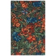thumbnail image 1 of SAFAVIEH Jardin Dorian Floral Area Rug, Blue/Orange, 3' x 5', 1 of 11
