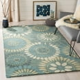 thumbnail image 1 of SAFAVIEH Jardin Dorothea Floral Wool Area Rug, Grey/Blue, 9' x 12', 1 of 7