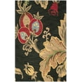 thumbnail image 1 of SAFAVIEH Jardin Hamilton Floral Wool Area Rug, Black/Multi, 4' x 6', 1 of 9