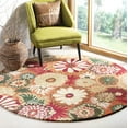 thumbnail image 1 of SAFAVIEH Jardin JAR812A Handmade Orange / Multi Rug, 1 of 6
