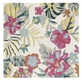 thumbnail image 1 of SAFAVIEH Jardin Jamaar Floral Wool Area Rug, Ivory/Pink, 6' x 6' Square, 1 of 8