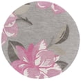 thumbnail image 1 of SAFAVIEH Jardin Jessie Floral Area Rug, Gray/Pink, 6' x 6' Round, 1 of 7