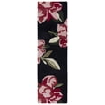 thumbnail image 1 of SAFAVIEH Jardin Jessie Floral Runner Rug, Black/Pink, 2'3" x 8', 1 of 6