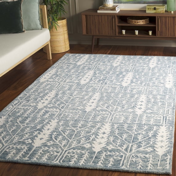 Safavieh Jardin Jillian Floral Area Rug, Blue/Ivory, 5' x 8'