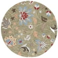 thumbnail image 1 of SAFAVIEH Jardin Jimmy Floral Area Rug, Green/Blue, 7' x 7' Round, 1 of 10