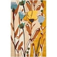 thumbnail image 1 of SAFAVIEH Jardin Kostadin Floral Wool Area Rug, Ivory/Multi, 5' x 8', 1 of 5