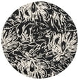 thumbnail image 1 of SAFAVIEH Jardin Lalia Floral Area Rug, Black/Ivory, 6' x 6' Round, 1 of 10