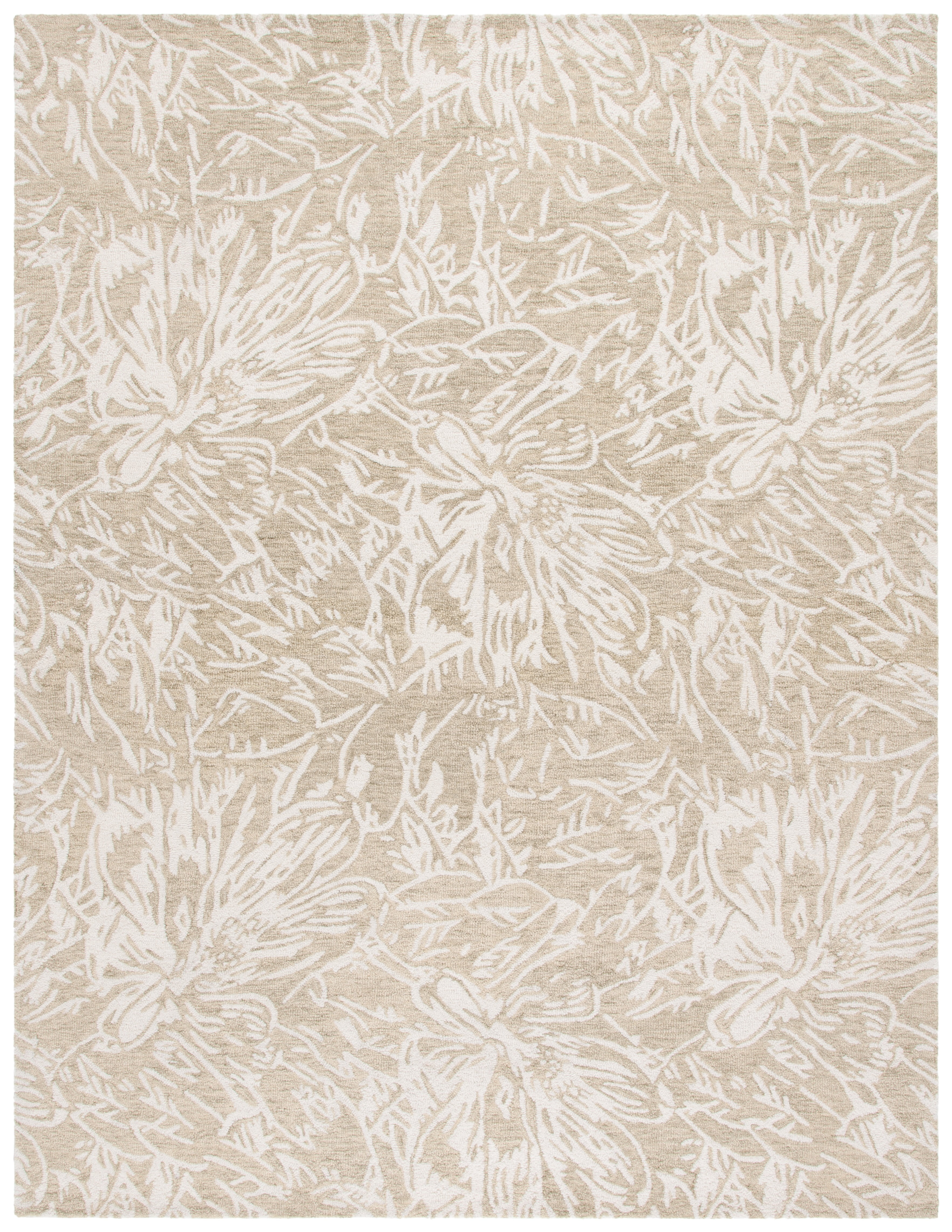 SAFAVIEH Jardin Lalia Floral Area Rug, Gray/Ivory, 8' x 10'