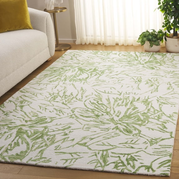 Safavieh Jardin Lalia Floral Area Rug, Ivory/Green, 6' x 9'