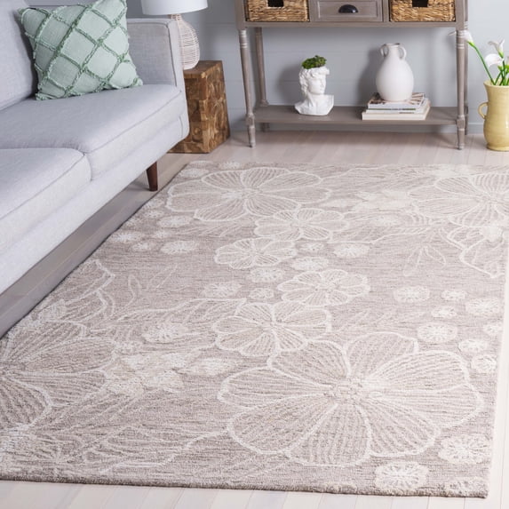 Safavieh Jardin Lucetta Floral Area Rug, Gray/Ivory, 5' x 8'