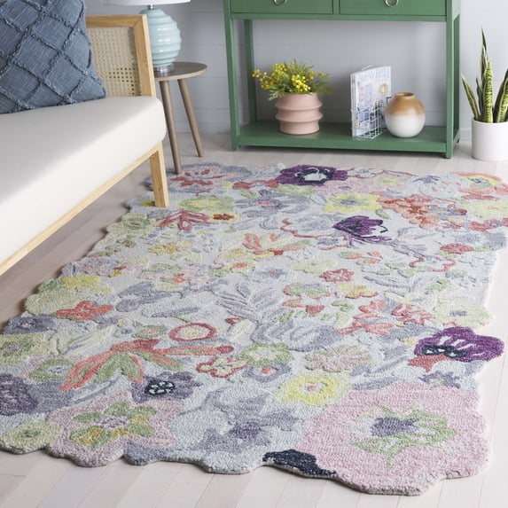 Safavieh Jardin Naira Floral Area Rug, Green/Pink, 5' x 8'