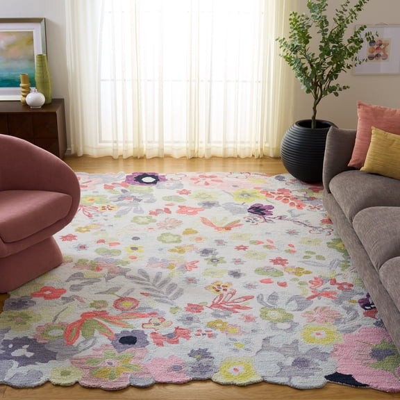 Safavieh Jardin Naira Floral Area Rug, Green/Pink, 8' x 10'