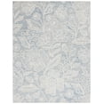 thumbnail image 1 of SAFAVIEH Jardin Natalie Floral Wool Area Rug, Blue/Ivory, 8' x 10', 1 of 8