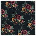 thumbnail image 1 of SAFAVIEH Jardin Rumen Floral Wool Area Rug, Black/Pink, 6' x 6' Square, 1 of 9