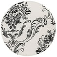 thumbnail image 1 of SAFAVIEH Jardin Salome Leaves Area Rug, Ivory/Black, 6' x 6' Round, 1 of 8
