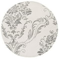 thumbnail image 1 of SAFAVIEH Jardin Salome Leaves Area Rug, Ivory/Gray, 6' x 6' Round, 1 of 8