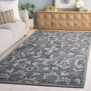 Safavieh Jardin Tiphanie Floral Wool Area Rug, Gray/Multi, 5' x 8'
