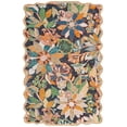 thumbnail image 1 of SAFAVIEH Jardin Willis Floral Area Rug, Black/Green, 4' x 6', 1 of 11