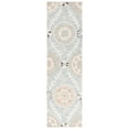 thumbnail image 1 of SAFAVIEH Jardin Willoughby Floral Runner Rug, Light Gray/Ivory, 2'3" x 8', 1 of 7