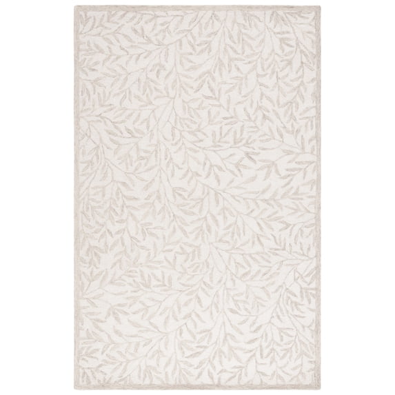SAFAVIEH Jardin Zahara Floral Area Rug, Ivory/Beige, 5' x 8'