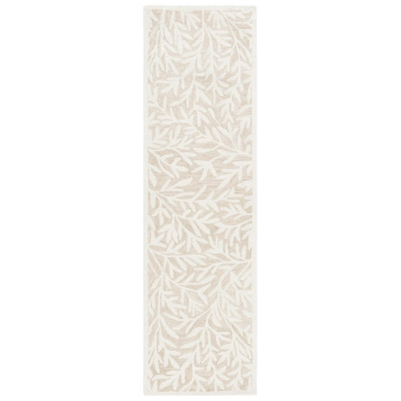 SAFAVIEH Jardin Zahara Floral Runner Rug, Beige/Ivory, 2'3" x 8'