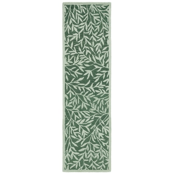 SAFAVIEH Jardin Zahara Floral Runner Rug, Green, 2'3" x 8'