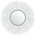 thumbnail image 1 of SAFAVIEH Jaslene 35.2 in. Dia. Round Solid Mirror, Silver Foil, 1 of 5