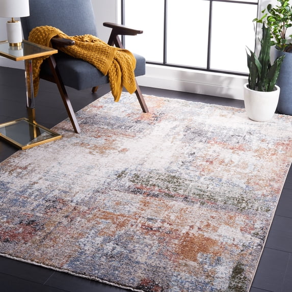 Safavieh Jasmine Camille Floral Area Rug, Ivory/Blue, 5'3" x 7'7"