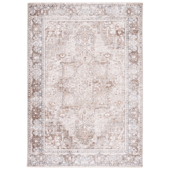 SAFAVIEH Jasmine Desi Abstract Area Rug, Ivory/Beige, 4'5" x 6'5"