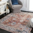 thumbnail image 1 of Safavieh Jasmine Ellie Floral Area Rug, Rust/Blue, 5'3" x 7'7", 1 of 11