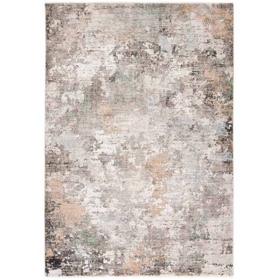 SAFAVIEH Jasmine Ezekiel Abstract Area Rug, Grey/Gold, 4'5" x 6'5"