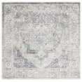 thumbnail image 1 of SAFAVIEH Jasmine Marilou Geometric Area Rug, Grey/Blue, 5'3" x 5'3" Square, 1 of 8