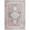 thumbnail image 1 of SAFAVIEH Jasmine Oswin Geometric Area Rug, Rust/Navy, 5'3" x 7'7", 1 of 8