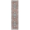 thumbnail image 1 of SAFAVIEH Jasmine Oswin Geometric Runner Rug, Rust/Navy, 2'2" x 9', 1 of 7