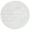 thumbnail image 1 of SAFAVIEH Jasmine Sashka Solid Polyester Shag Area Rug, Ivory/Light Grey, 6'7" x 6'7" Round, 1 of 7