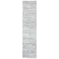 thumbnail image 1 of SAFAVIEH Jasmine Sashka Solid Polyester Shag Runner Rug, Grey/Ivory, 2' x 8', 1 of 7